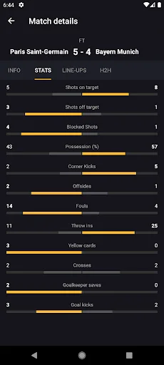 LiveScore Football ডাউনলোড করুন – সেরা ফুটবল আপডেট ও লাইভ স্কোর - Screenshot 6