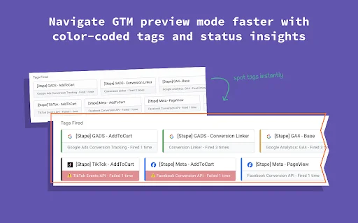 Stape GTM Helper ডাউনলোড করুন – সেরা GTM ডিবাগিং টুল - Screenshot 1