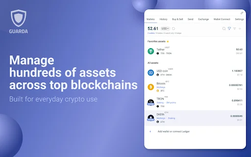 Guarda Crypto Wallet ডাউনলোড করুন – সেরা মাল্টি-চেইন ক্রিপ্টো ওয়ালেট - Screenshot 2