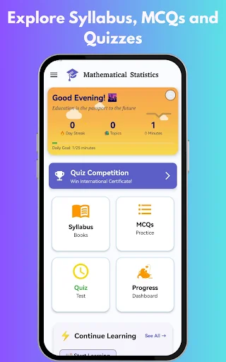 Mathematical Statistics ডাউনলোড করুন – কুইজ ও MCQ অনুশীলন - Screenshot 2