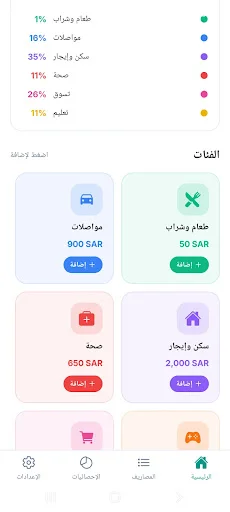 Hassala Expenses and Budgeting ডাউনলোড করুন – সেরা বাজেট ট্র্যাকার - Screenshot 4