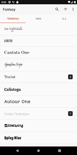 Fontasy – Google Fonts ব্রাউজার ডাউনলোড করুন – সেরা ফন্ট টুলস - Screenshot 1