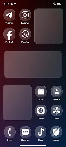 OneGlass 8 – Icon Pack ডাউনলোড করুন – আধুনিক ও মিনিমালিস্ট স্টাইল - Screenshot 7