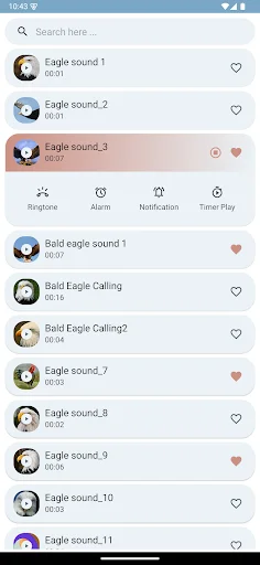 Eagle Sounds ডাউনলোড করুন – সেরা ঈগল সাউন্ড ও রিংটোন - Screenshot 4