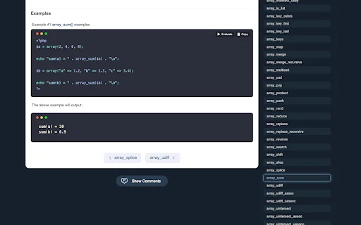 PHP Revival ডাউনলোড করুন – PHP ডকুমেন্টেশন উন্নত করুন - Screenshot 5