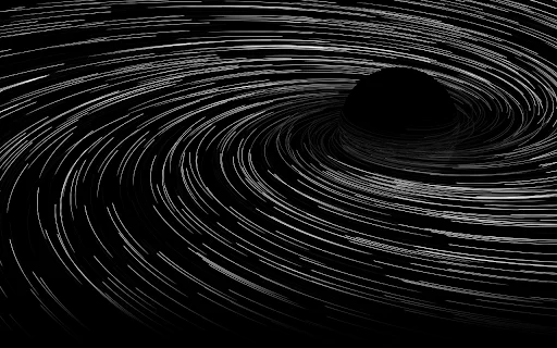 Black Hole Dark Theme ডাউনলোড করুন – সেরা স্পেস থিম - Screenshot 1