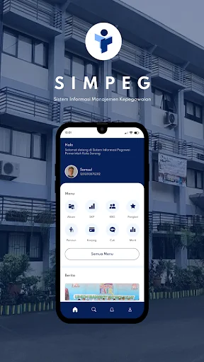 Simpeg Kota Serang ডাউনলোড করুন – সেরা কর্মচারী ব্যবস্থাপনা অ্যাপ - Screenshot 2