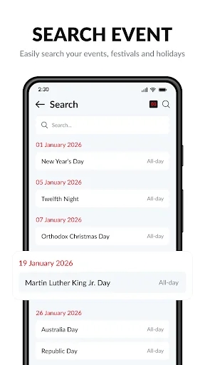 Calendar অ্যাপ ডাউনলোড করুন – আপনার ইভেন্ট ও শিডিউল ম্যানেজ করুন - Screenshot 2
