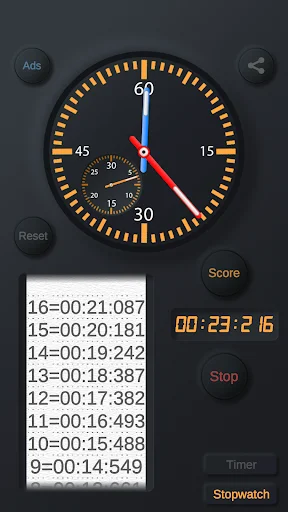 Stopwatch & Timer ডাউনলোড করুন – সঠিক টাইম ম্যানেজমেন্ট টুল - Screenshot 2