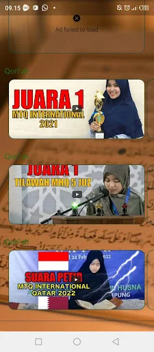 Qoriah Putri Internasional ডাউনলোড করুন – সেরা কোরআন তেলাওয়াত - Screenshot 22