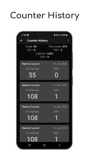 Just Digital Japa Counter ডাউনলোড করুন – সেরা নাম জপ অ্যাপ - Screenshot 3