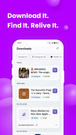 Reels Downloader ডাউনলোড করুন – দ্রুত এবং সহজ ভিডিও সেভার - Screenshot 5
