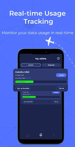 Flyesim ডাউনলোড করুন – ২০০+ দেশে দ্রুত গ্লোবাল ট্রাভেল eSIM - Screenshot 3