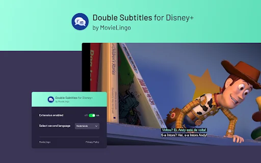 Disney+ এর জন্য Double Subtitles ডাউনলোড করুন – ভাষা শিখুন সহজে - Screenshot 3
