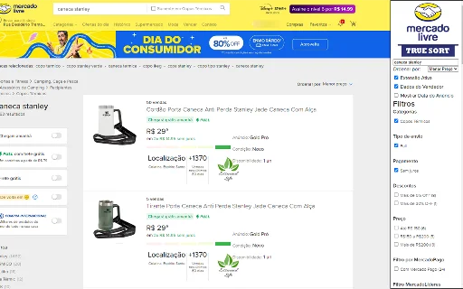 Mercado Livre TrueSort ডাউনলোড করুন – সঠিক মূল্যের তালিকা দেখুন - Screenshot 1