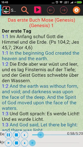 Audio German Schlachter Bible+ ডাউনলোড করুন – জার্মান বাইবেল - Screenshot 6