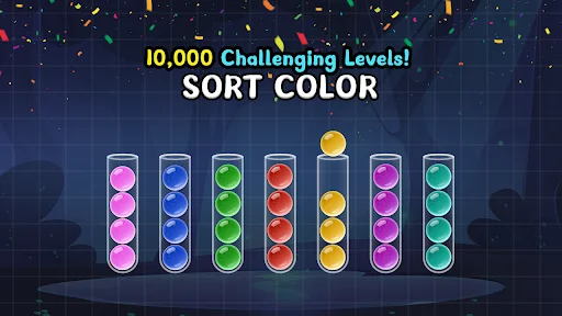 Sort Color Game ডাউনলোড করুন – সেরা ব্রেইন-পাজল গেম ফ্রি - Screenshot 1