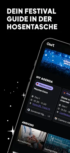 OMR Festival App ডাউনলোড করুন – সেরা ইভেন্ট গাইড ও টুলস - Screenshot 1