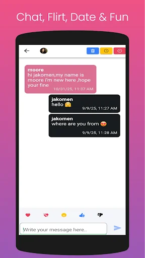 Real Chat – Singles Chat App ডাউনলোড করুন | নতুন মানুষের সাথে পরিচিত হন - Screenshot 4