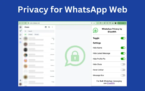 WhatsApp Web Privacy Extension ডাউনলোড করুন – সেরা প্রাইভেসি টুল - Screenshot 2