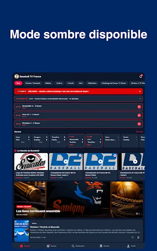 BaseBall TV France ডাউনলোড করুন – ফ্রান্সের বেসবল নিউজ আপডেট - Screenshot 15