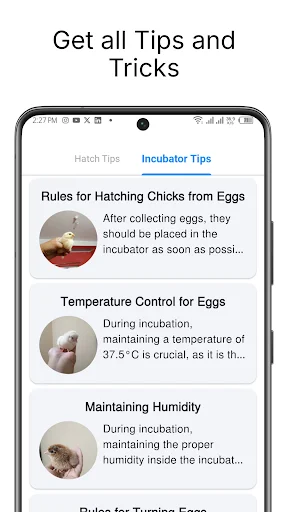 Hatch Easy ডাউনলোড করুন – ডিম ফোটানোর সেরা ইনকিউবেটর অ্যাপ - Screenshot 5