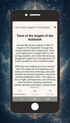 Angels of the Kabbalah ডাউনলোড করুন – সেরা কাবালাহ ট্যারোট অ্যাপ - Screenshot 1