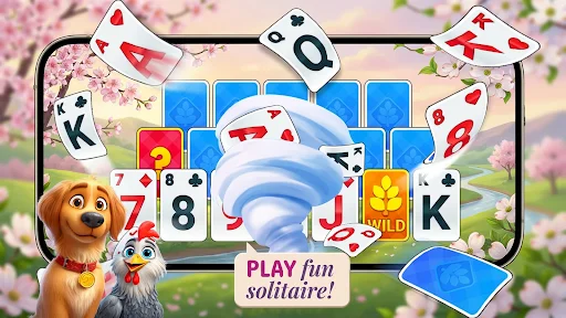 Solitaire TriPeaks: Farm Day ডাউনলোড করুন – সেরা কার্ড গেম - Screenshot 1