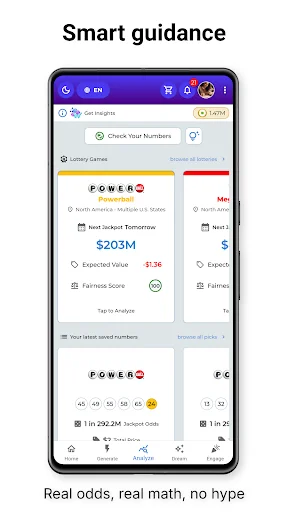 Lucky Picks: Lottery AI ডাউনলোড করুন – সেরা লটারি নম্বর জেনারেটর - Screenshot 3