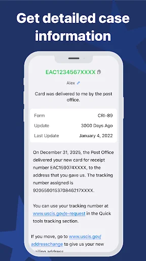 US Immigration Case Tracker ডাউনলোড করুন – USCIS কেস স্ট্যাটাস আপডেট - Screenshot 7