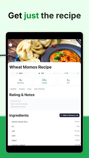 Recipe One: Recipe Keeper ডাউনলোড করুন – সেরা রেসিপি ম্যানেজার - Screenshot 19
