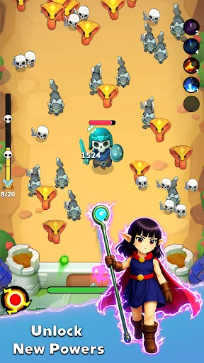 Archmagic Survivors Magic TD ডাউনলোড করুন – সেরা ম্যাজিক টাওয়ার ডিফেন্স গেম - Screenshot 2