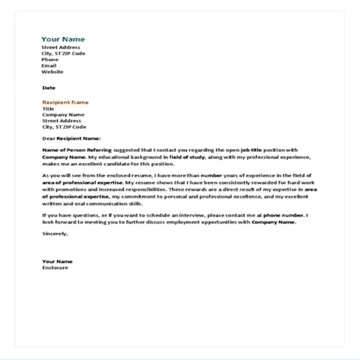 Business Letter Templates ডাউনলোড করুন – পেশাদার ফরম্যাট - Screenshot 12