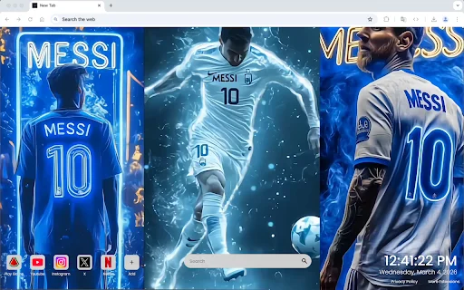 Messi Live Wallpaper ডাউনলোড করুন – সেরা ফুটবল থিম - Screenshot 3