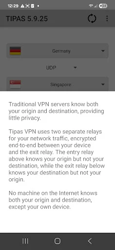 TIPAS VPN ডাউনলোড করুন – নিরাপদ এবং ব্যক্তিগত ব্রাউজিংয়ের জন্য সেরা - Screenshot 4