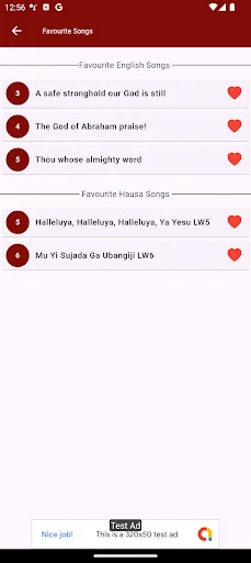Littafin Wakoki + Sacred Songs ডাউনলোড করুন – সেরা স্তোত্র অ্যাপ - Screenshot 12