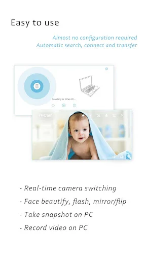 iVCam Webcam ডাউনলোড করুন – আপনার স্মার্টফোনকে HD ওয়েবক্যাম করুন - Screenshot 2