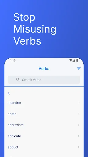 English Verb Conjugations অ্যাপ ডাউনলোড করুন – ইংরেজি শিখুন সহজে - Screenshot 1