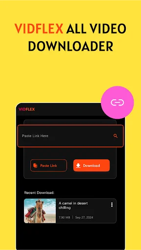 Vidflex অল ভিডিও ডাউনলোডার ডাউনলোড করুন – HD ভিডিও সেভার - Screenshot 1