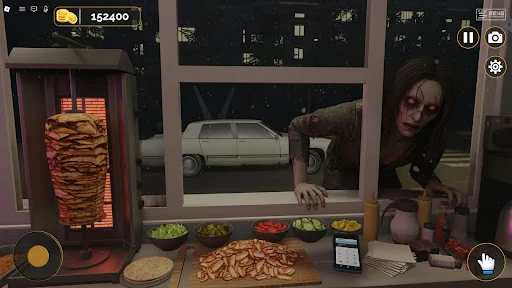 Scary Shawarma Night Kiosk ডাউনলোড করুন – ভৌতিক রাতের মজার গেম - Screenshot 4