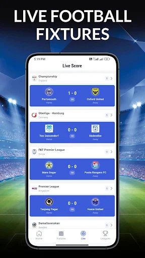 Live Football TV HD Streaming ডাউনলোড করুন – ফুটবল স্কোর ও আপডেট - Screenshot 6
