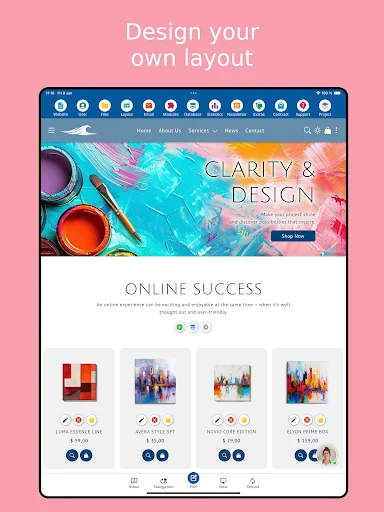 Website Builder – bluetronix ডাউনলোড করুন – কোডিং ছাড়াই প্রফেশনাল ওয়েবসাইট - Screenshot 13