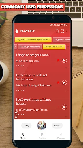 English Sentence Master ডাউনলোড করুন – ইংরেজি শেখার সেরা অ্যাপ - Screenshot 3