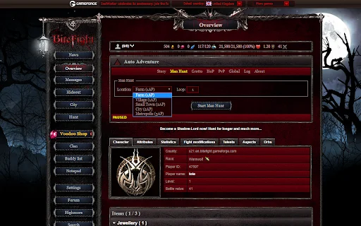 BiteFight Auto Adventure ডাউনলোড করুন – সেরা অটোমেশন টুল - Screenshot 2