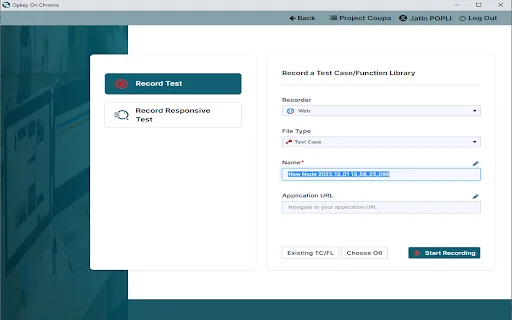 Opkey Browser Extension ডাউনলোড করুন – সেরা অটোমেশন টুল - Screenshot 3