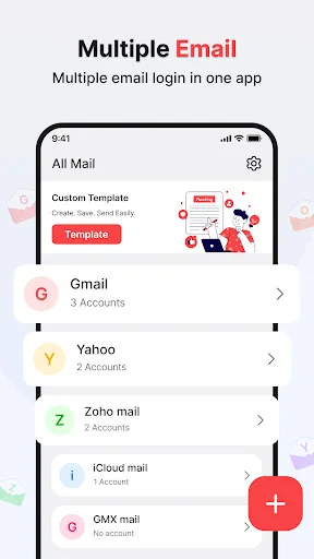 Email App – All Mail Inbox ডাউনলোড করুন – সেরা ইমেইল ম্যানেজার - Screenshot 3