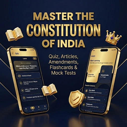 ভারতের সংবিধান অ্যাপ ডাউনলোড করুন – UPSC ও SSC পরীক্ষার জন্য সেরা গাইড - Screenshot 1