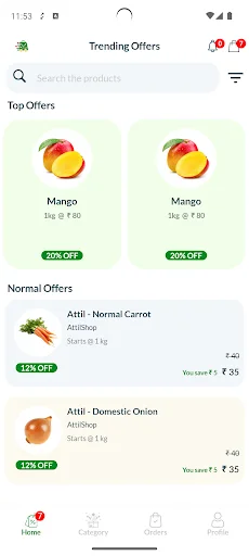 Attilshop ডাউনলোড করুন – অনলাইনে মুদি পণ্য কেনাকাটার সেরা অ্যাপ - Screenshot 7
