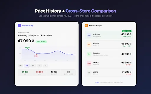 Lume — Price Tracker & Comparison ডাউনলোড করুন | সেরা শপিং অ্যাসিস্ট্যান্ট - Screenshot 2