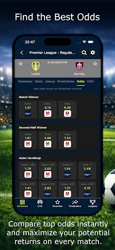 TipKick: AI স্পোর্টস প্রেডিকশন ডাউনলোড করুন – সেরা বেটিং টিপস - Screenshot 3
